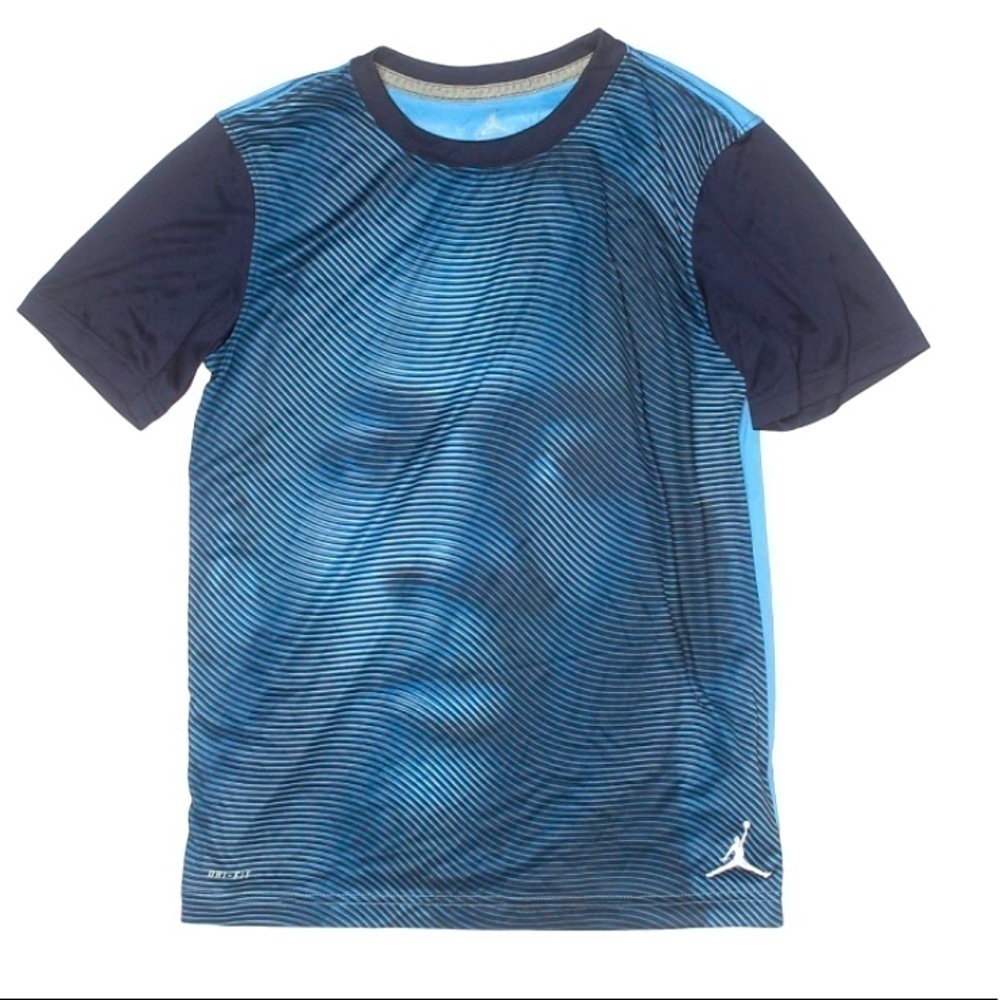 Air Jordan Youth Active Finger print graphic tee shirt sleeve kids T-shirt